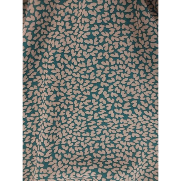 &Merci Ruffle Neck Long Sleeve Pocket Dress All Over Print Sz M - Picture 7 of 15